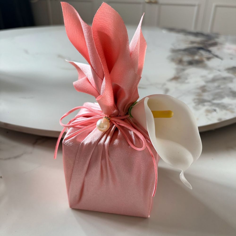 Wedding Candy Gift Box Fabric  - огляд і ціна Furoshiki Wrap Cloth
