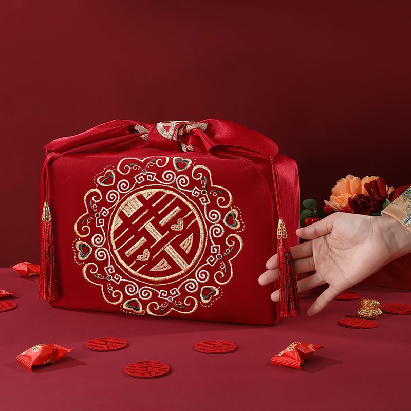 Chinese Style Red Handkerchief - огляд і ціна Furoshiki Wrap Cloth