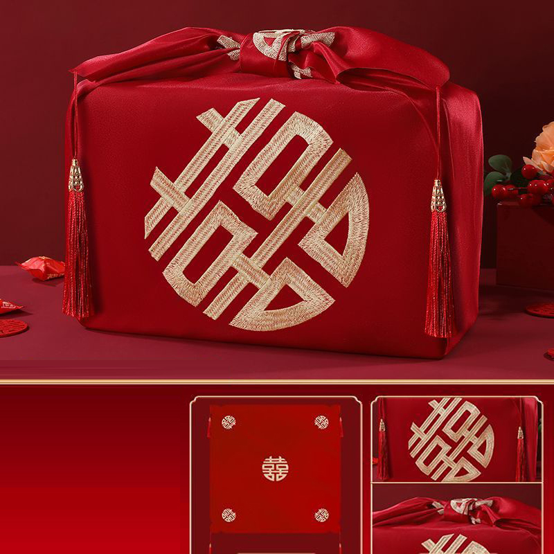 Chinese Style Red Handkerchief - огляд і ціна Furoshiki Wrap Cloth